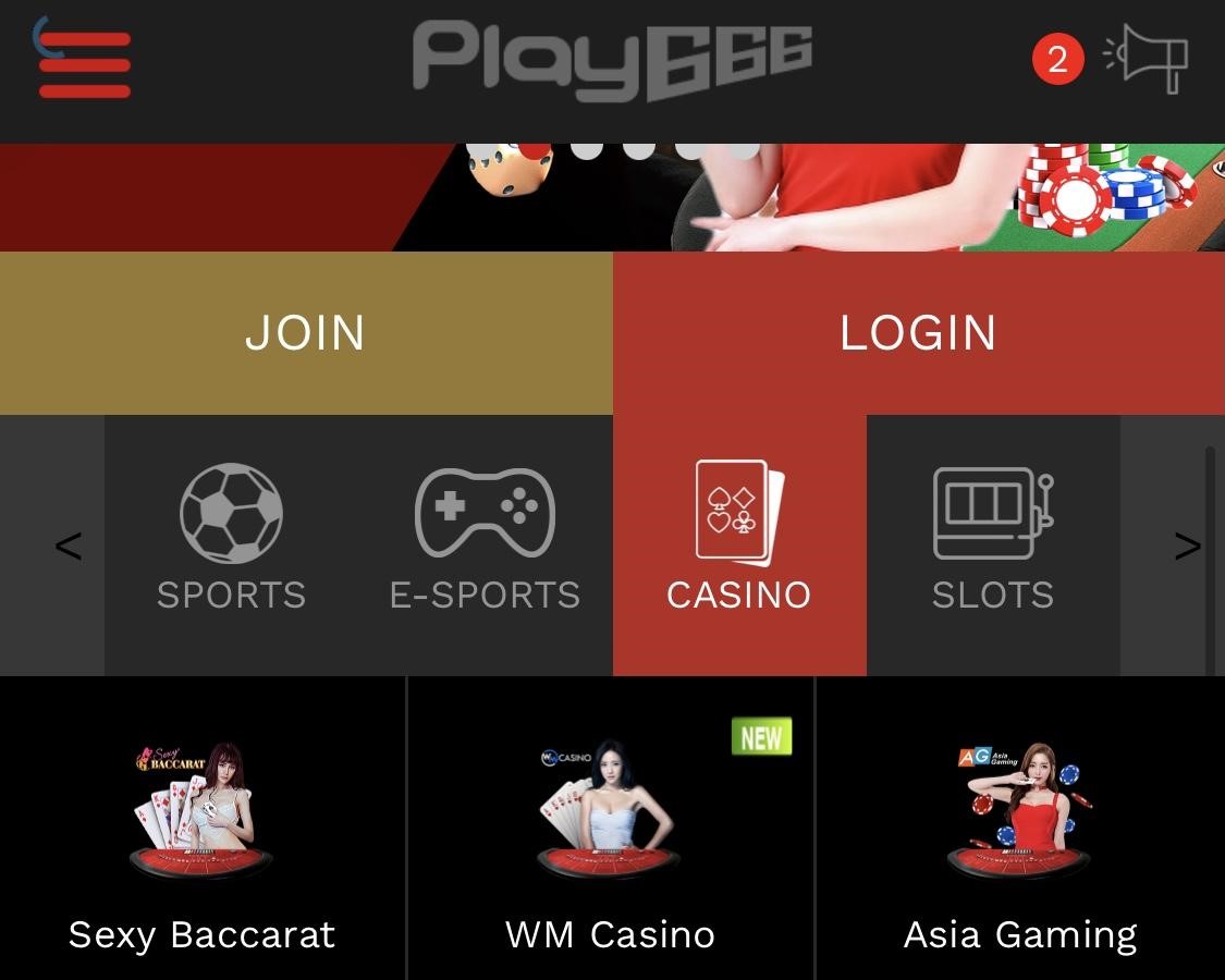 Play666 Live Casino | Kajian Play666 | Situs Judi Online Victory996